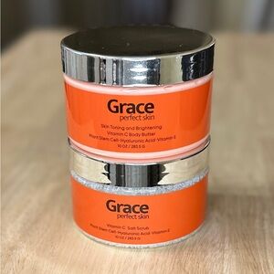 Grace Perfect Skin Vitamin C Body Butter & Salt Scrub - Orange